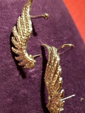 Sterling  Silver Wing Ear Crawler Earrings - Women Jewelry